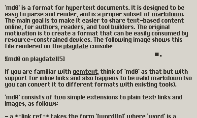 Md0: Simple Markdown Subset